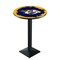 Holland Bar Stool Co 36" Blk Wrinkle Nashville Predators Pub Table L217B3628NshPre - alternate 1